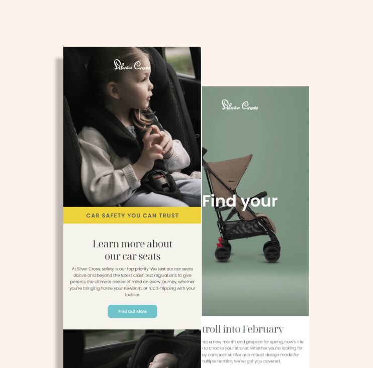 Silvercross &mdash; email marketing layouts